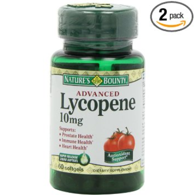 Nature's Bounty Lycopene 10mg, 60 Softgels (Pack of 2) $15.18 with Ss