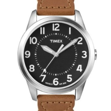 Timex Men's T2N755 Weekender Casual Brown Woven Leather Strap Watch $35.34(33%off) 