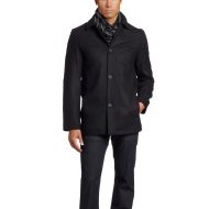 Perry Ellis Men's Button-Front Jacket With Scarf $39.85