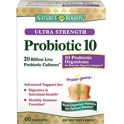 Nature's Bounty Ultra Probiotic 10, 60 Count, only $10.90, free shipping after using SS