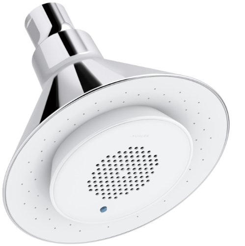 KOHLER K-9245-CP 2.5 GPM Moxie Showerhead and Wireless Speaker, Polished Chrome, only $77.68, free shipping