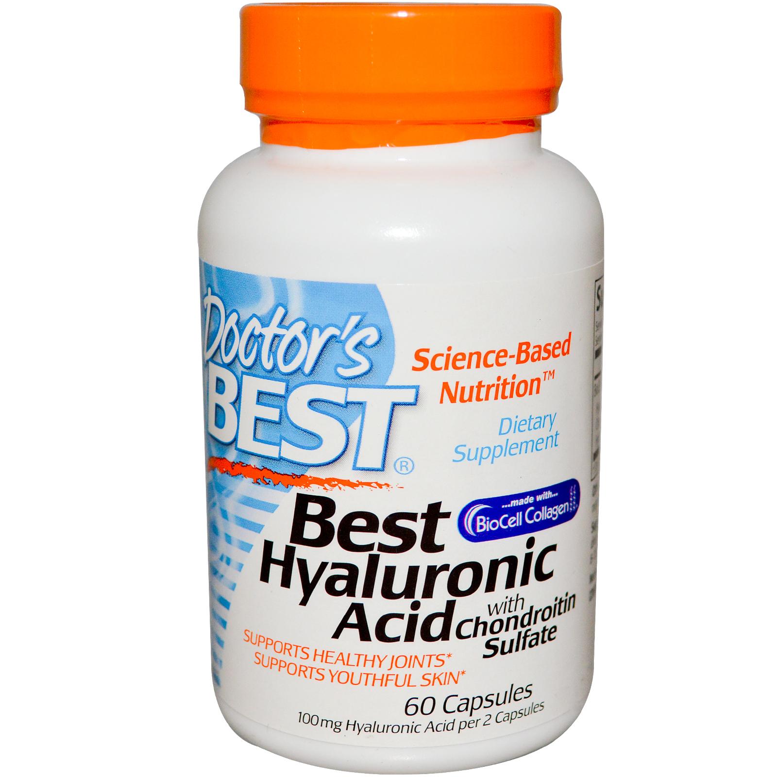 Doctors Best Best Hyaluronic Acid with Chondroitin Sulfate   $11.39