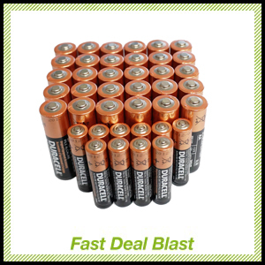 Duracell 32AA + 8 AAA Batteries Copper Top Alkaline Long Lasting 2018/19 Bulk   $16.99（43%off）