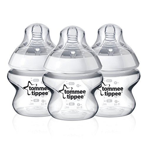 Tommee Tippee 汤美天地母乳自然PP奶瓶套装，容量5oz/瓶，3个装，原价$19.99，现仅售$10.66