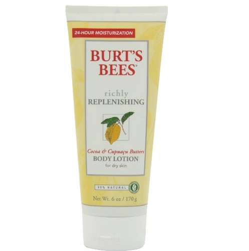 全天候长效保湿！史低价！Burt's Bees 小蜜蜂 可可滋养保湿乳液，6oz，原价$11.99，现点击coupon后仅售$4.60，免运费