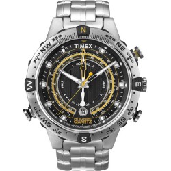 史低價！Timex 天美時IQ系列 T2N738 男式多功能腕錶，原價$200.00，現僅售$89.58，免運費。