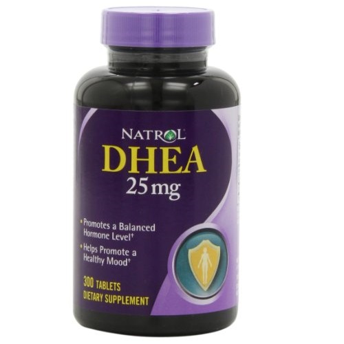 性黃金！美國著名高檔保健品牌Natrol DHEA脫氫表雄酮25mg， 300粒，原價$25.00，現僅售 $12.10，免運費
