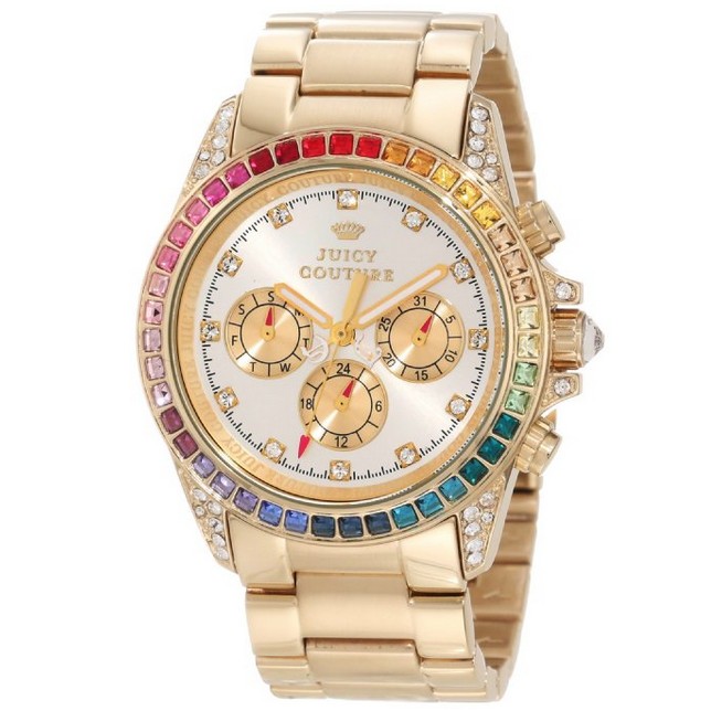 Juicy Couture Women's 1901038 Stella Gold Plated Bracelet Watch, $237.00 +free shipping