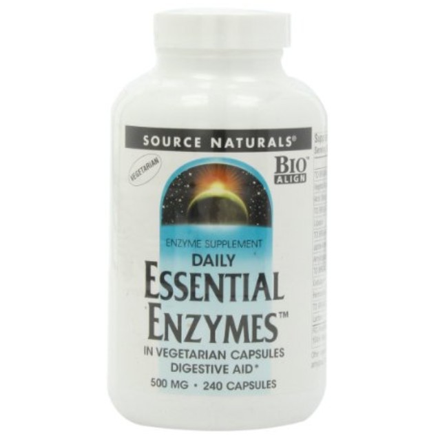 Source Naturals Daily Essential Enzymes, 500mg, 240 Vcaps, only $16.14, free shipping after using Subscribe and Save service