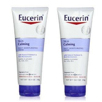 Eucerin Skin Calming Daily Moisturizing Creme, 14 Ounce Tubes (Pack of 2) $13.58