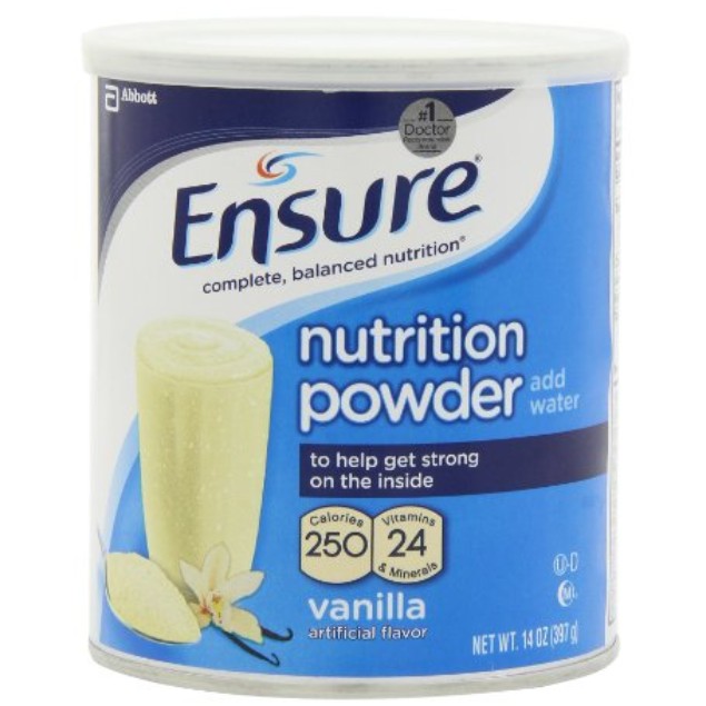 Ensure Nutrition Drink Powder, Vanilla Flavor, 14 oz Can (397 g) $8.52