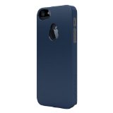Maxboost iPhone 5S Case / iPhone 5 Case [Fusion Slim Series - Navy Blue] Premium Coated Protective Hard Case for iPhone 5S / iPhone 5 $1.95