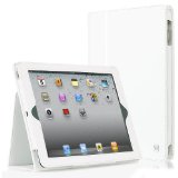 CaseCrown Bold Standby Case (White) for iPad 4th Generation with Retina Display, iPad 3 & iPad 2 (Built-in magnet for sleep / wake feature) $3.99