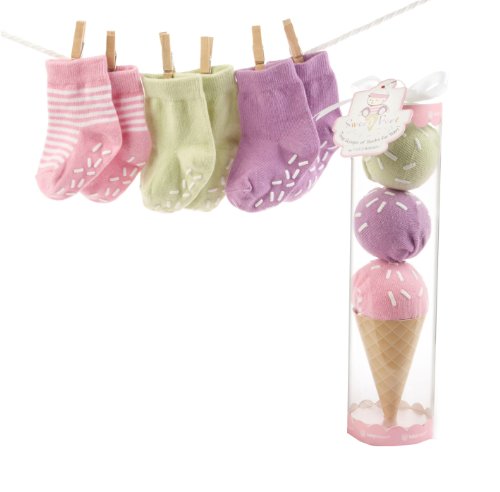 Baby Aspen 綵球冰激凌襪子 低至$8.43