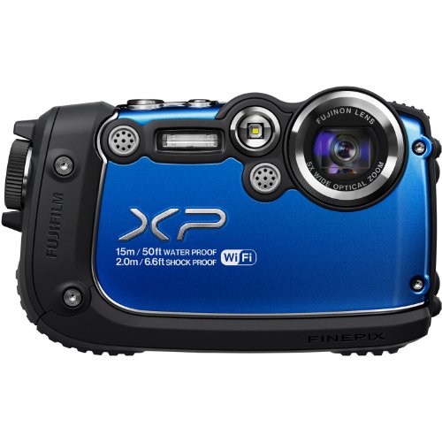 Fujifilm FinePix XP200 Blue 16MP Waterproof Digital Camera with 3-Inch LCD (Blue) $244.32(19%off)
