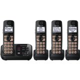 Panasonic KX-TG4734B DECT 6.0 一拖三自動答錄無繩電話 $79.99免運費  