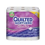 Quilted Northern Ultra Plush Double Rolls 18 Count $7.53