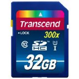 Transcend 32 GB High Speed 10 UHS Flash Memory Card (TS32GSDU1) $18.99