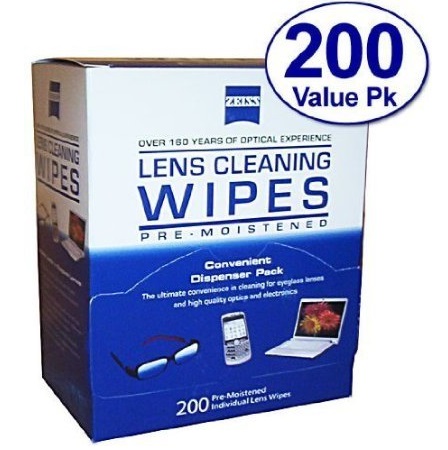 Zeiss Pre-Moistened Lens Cloths Wipes 200c, only $13.86