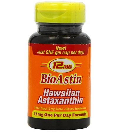 Nutrex Hawaii Bioastin Hawaiin Astaxanthin - 12 mg - 50 Gel Caps, only $17.72