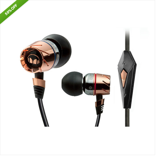 Monster Turbine Copper Pro Audiophile Earphones with ControlTalk for $199.95(50% off) Free shipping	 