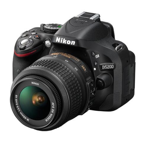 Nikon D5200 DSLR Camera w/18-55mm f/3.5-5.6G VR - Black - Refurbished #1503 B $399.99