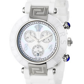 Versace Women's 92CCS1D497 S001 Reve Ceramic Bezel Chronograph White Rubber Watch $620.00(60% off)FREE One-Day Shipping & Free Returns.