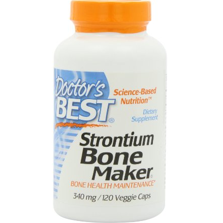 Doctor's Best Strontium Bone Maker (340mg Elemental), 120-Count   $15.19 with Ss