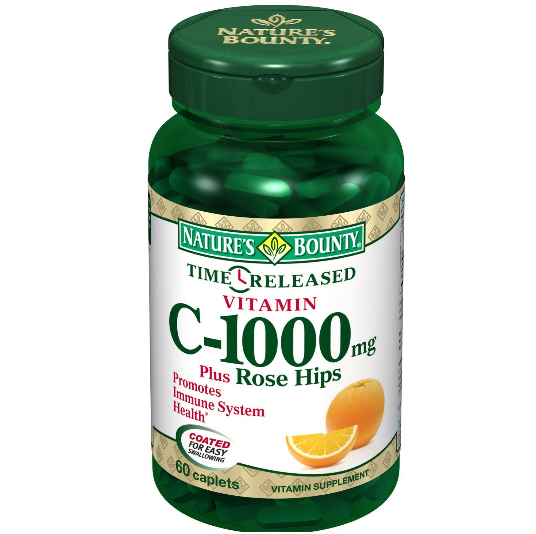 Nature's Bounty Time Released, Vitamin C-1000mg with Rose Hips, 60-Count (Pack of 3) $18.67 with Ss