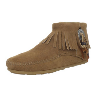 Minnetonka Women's Concho/Feather Side Zip Boot $39.71 FREE Shipping