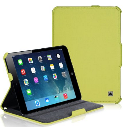 白菜價！CaseCrown 蘋果iPad mini 7.9英尺專用皮質保護套/支架(綠色款)，現僅$4.07 