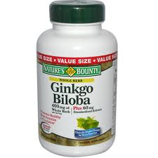 Nature's Bounty Ginkgo Biloba 400mg with 60mg Standardized Extract, 120 Tablets        $14.97