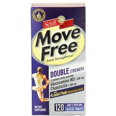 Schiff Move Free Advanced Double Strength Joint Supplement with Glucosamine, Chondroitin and Hyaluronic Acid, 120 Count, only $13.25, free shipping