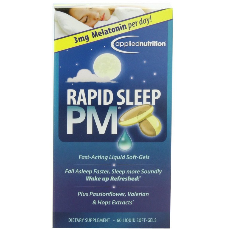 Applied Nutrition Rapid Sleep PM, 60 Liquid soft- Gels $8.54+free shipping