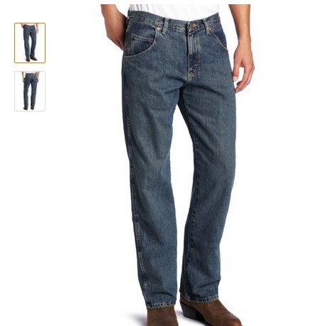 Wrangler Men's Rugged Wear Relaxed Straight Fit     $19.92（60%off）