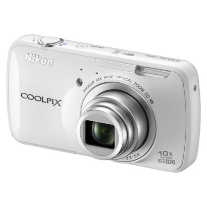 Nikon COOLPIX S800c 16 MP Digital Camera with 10x Optical Zoom and built-in Android Operating System，$149.99 + $5.49 shipping