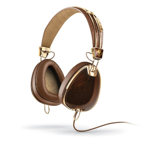 Skullcandy ROC NATION Aviator Brown/Gold (S6AVDM-090) Over-ear Headphones with In-line Mic   $79.99(33%off)