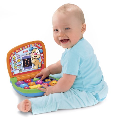 熱銷款！費雪Fisher-Price Laugh & Learn 寶寶早教幼兒學習機小電腦 特價$10.34