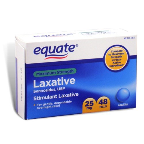 Equate Maximum Strength Laxative Pills, Sennosides 25 mg, 48 Pills $7.59