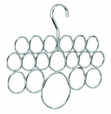 InterDesign Axis Scarf Holder, Chrome, only $5.90