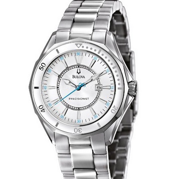 史低價！Bulova 寶路華 Precisionist系列96M123 女士腕錶，原價$399.00，現僅售$94.00，免運費