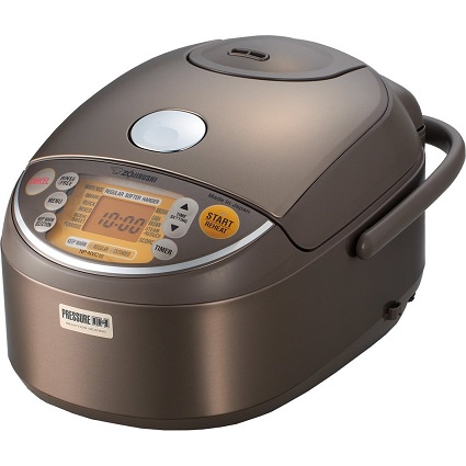 Zojirushi Induction Heating Pressure Rice Cooker & Warmer 1.0 Liter, Stainless Brown NP-NVC10 $297.41 & FREE Shipping