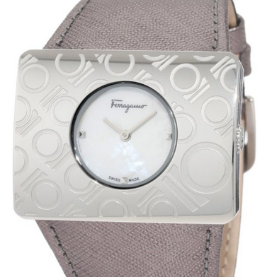 Ferragamo Women's F65LBQ9991 S108 Venna White Mother-Of-Pearl Watch $297.55(62%off)  