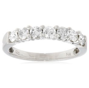 14k Gold Seven-Stone Diamond Ring (0.7 cttw, H-I Color, I1-I2 Clarity) $675.00(49%off)  