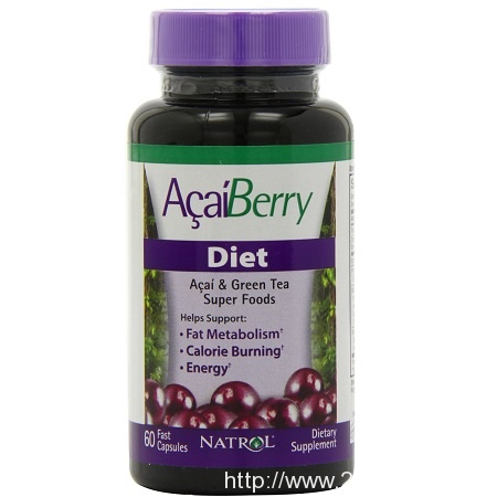 Natrol Acai Berry Diet 纖體巴西莓膠囊，60粒，原價$10.50，現僅售$5.22，免運費