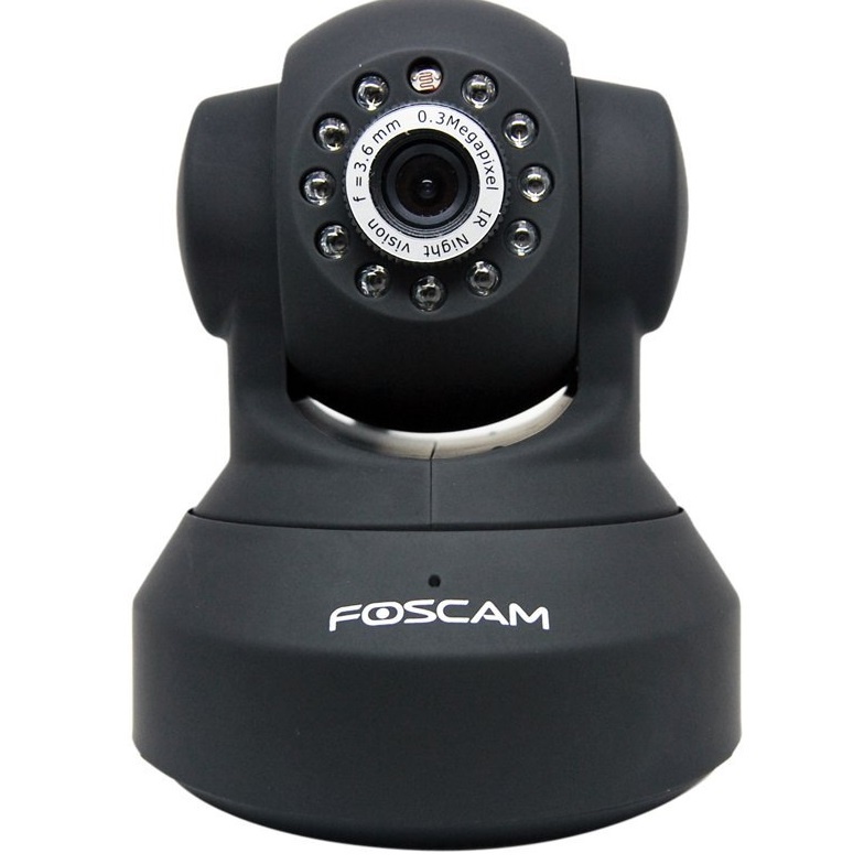 Foscam FI8918W Wireless/Wired Pan & Tilt IP/Network Camera with 8 Meter Night Vision and 3.6mm Lens (67° Viewing Angle) $49.99