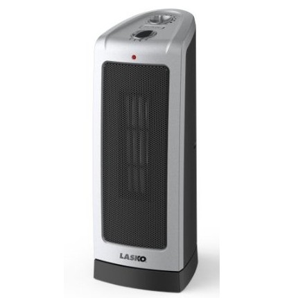 Lasko 5307 Oscillating Ceramic Tower Heater, 16-Inch $27.98
