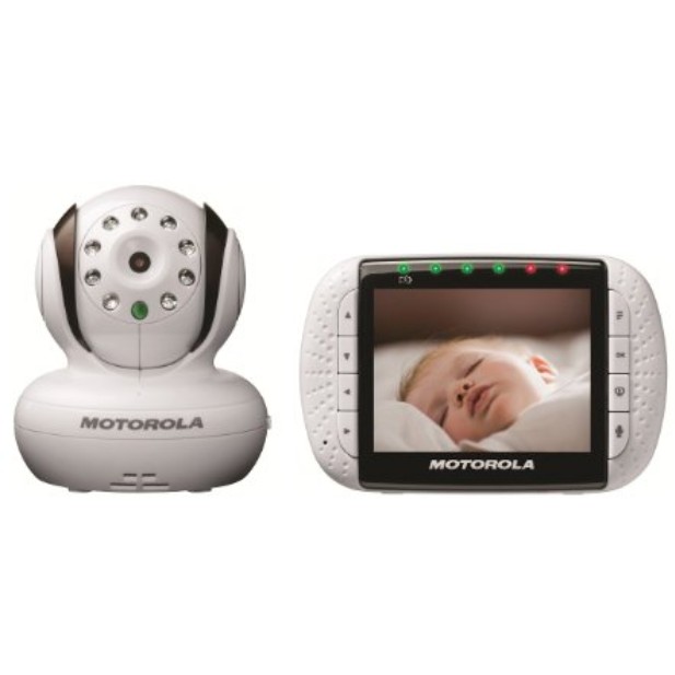Motorola MBP36 Remote Wireless Video Baby Monitor with 3.5-Inch Color LCD Screen, Infrared Night Vision and Remote Camera Pan, Tilt and Zoom, 3.5 Inch $239.97+free shipping