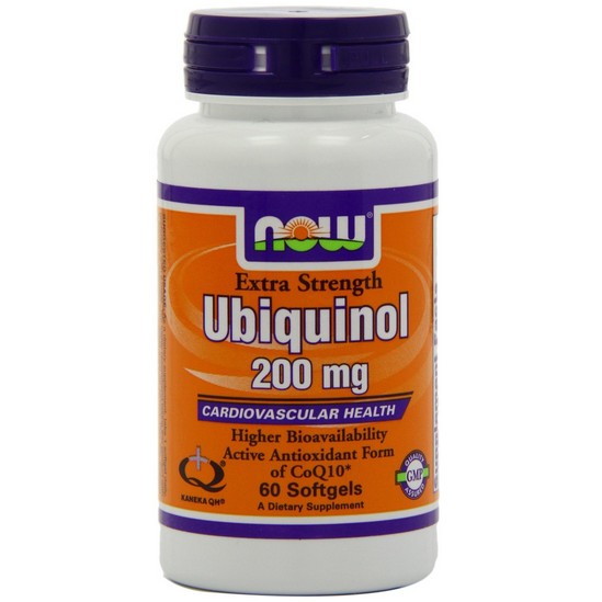 最佳心脏健康产品！Now Foods Ubiquinol 200mg强效辅酶（60粒）$40.43免运费