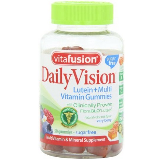 Vitafusion DailyVision 成人综合维他命+叶黄素软糖（50粒）$9.87免运费